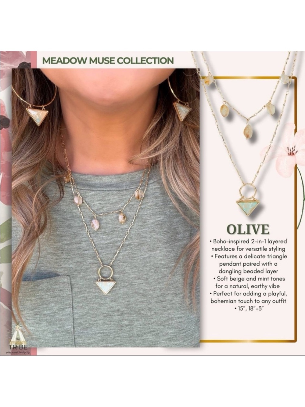 Park Lane "Olive" 2-in-1 Necklace
SET BNIB. Meadow Muse Collection!!!
